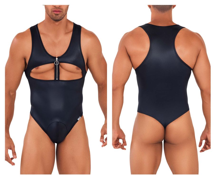 CandyMan 99869 Egyptian Bodysuit Color Black-White