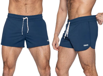 BIKE Athletic BAM200 Pantalón Corto de Pista Color Azul Marino