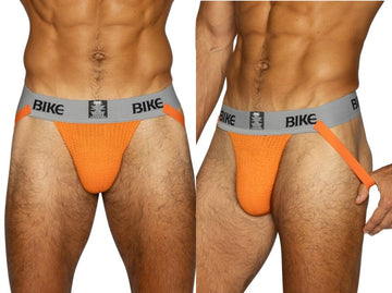 BIKE Athletic BAS304 Men's Underwear Classic Jockstrap Color Orange