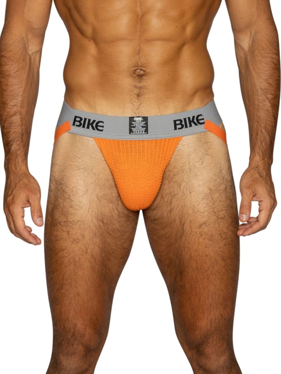 BIKE Athletic BAS304 Men's Underwear Classic Jockstrap Color Orange