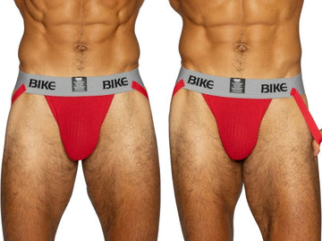 BIKE Athletic BAS304 Men's Underwear Classic Jockstrap Color Red
