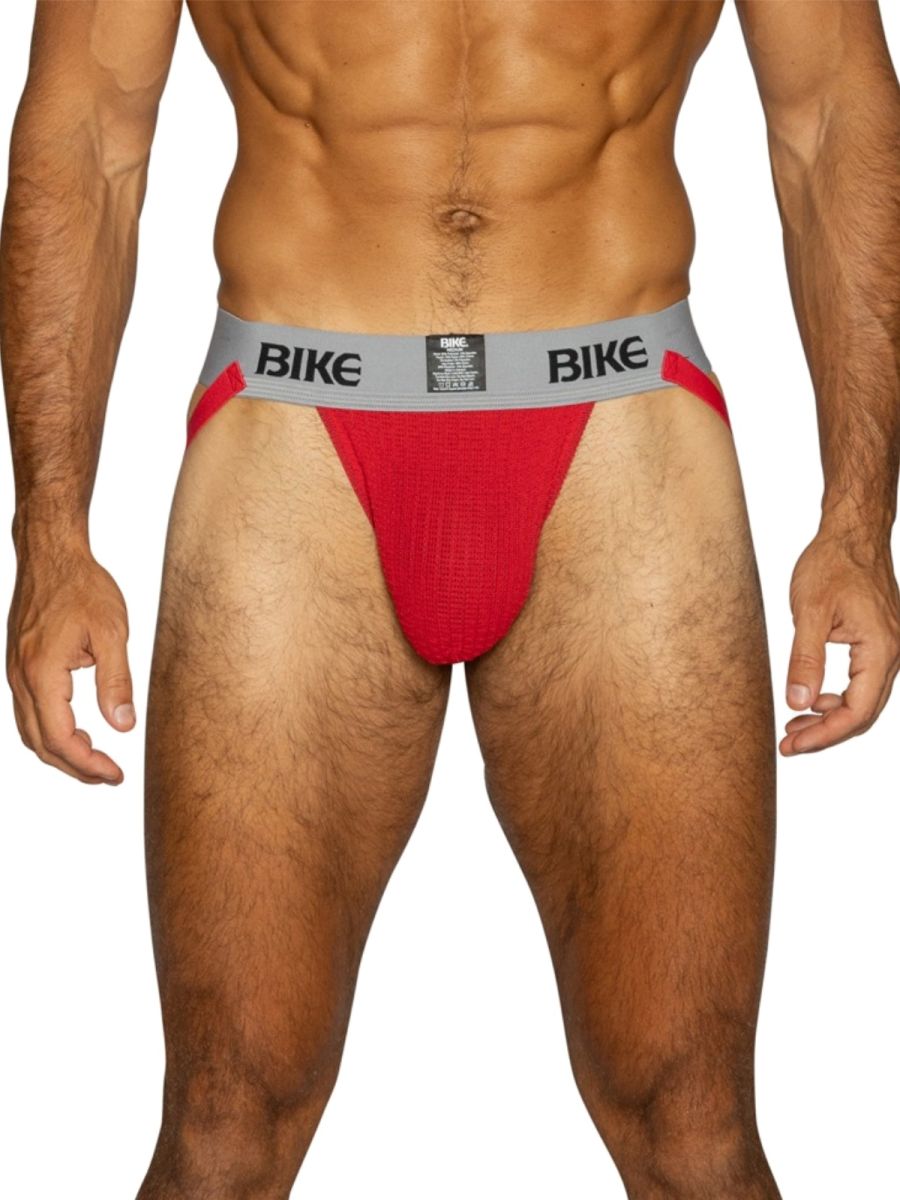 BIKE Athletic BAS304 Men's Underwear Classic Jockstrap Color Red