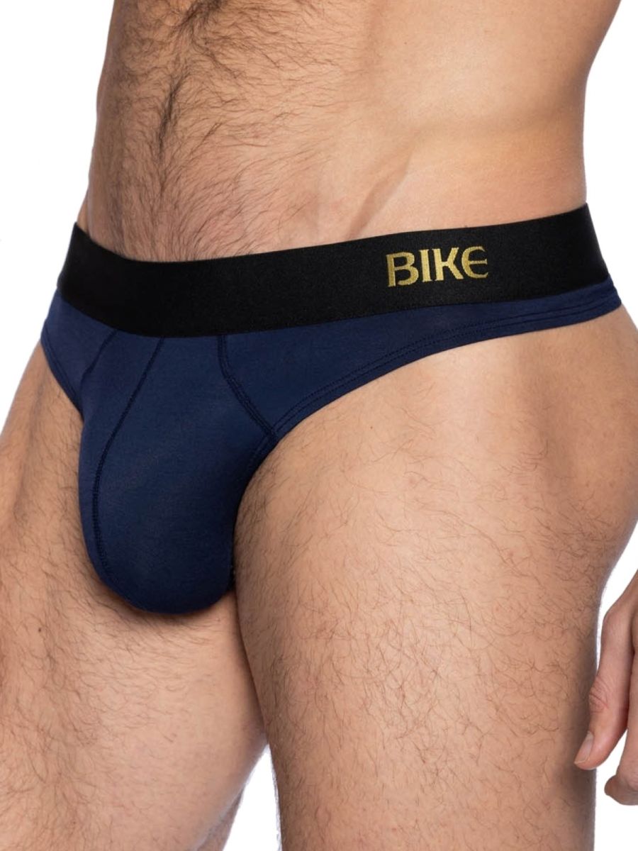 BIKE Athletic BAS319 Active Thong Color Navy