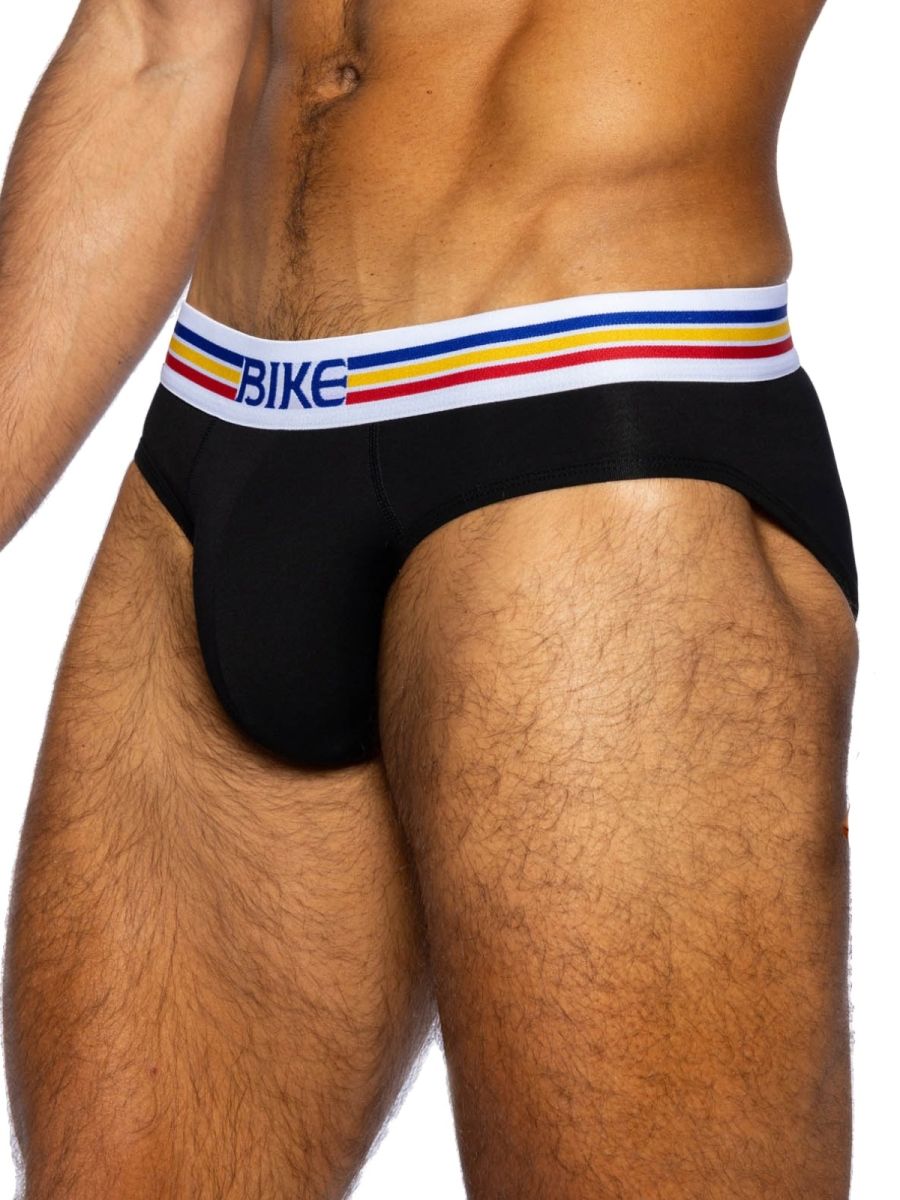 BIKE Athletic BAS327 Stretch Cotton Brief Color Color Black