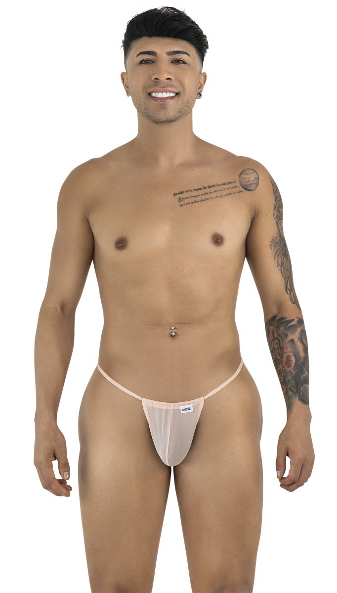 CandyMan 9586 G-String Color Tangerine Mesh