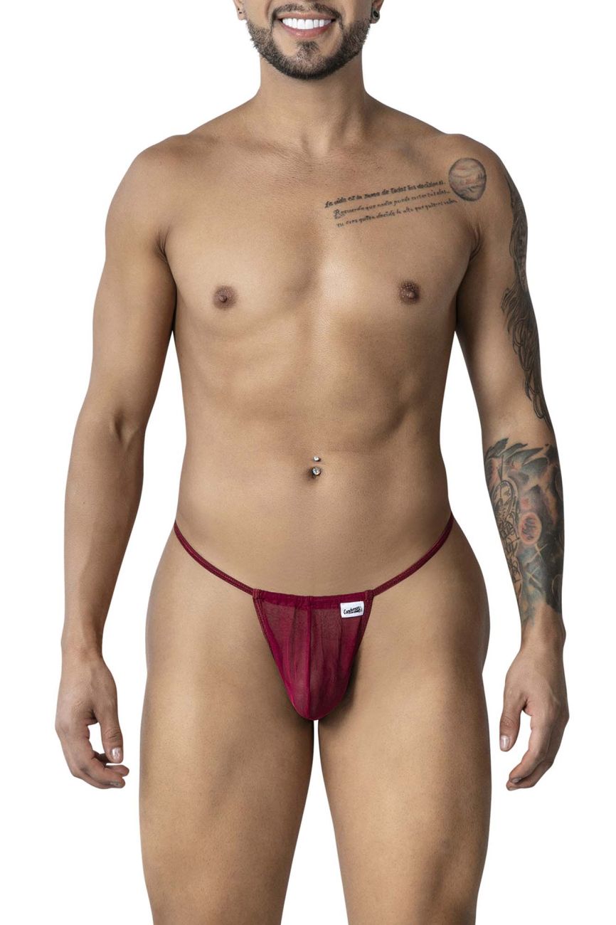 CandyMan 99246 G-String Thongs Color Burgundy