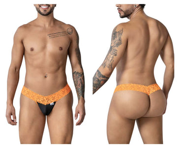CandyMan 99370 Lace Thongs Color Orange