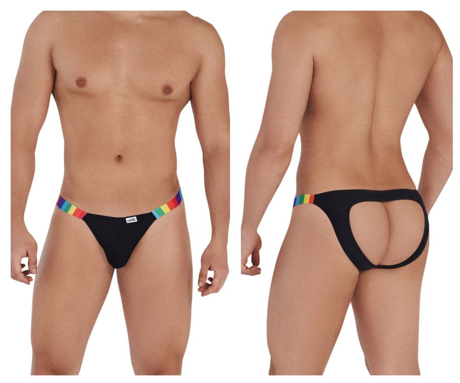 CandyMan 99536X Bikini Jockstrap Color Black Stripes – CandyMan