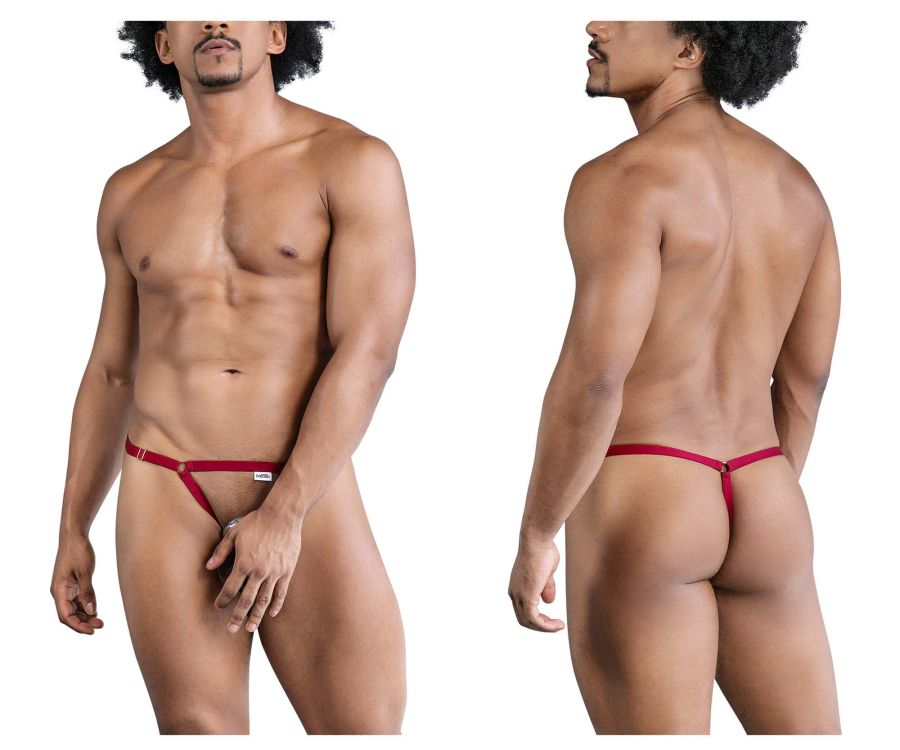 CandyMan 99852 Nudist Thongs Color Red