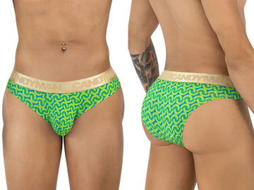 CandyMan 99926 Briefs Color Printed Green
