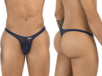 CandyMan 99954 Thongs Color Navy Mesh