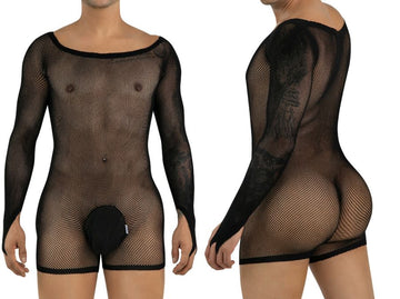 CandyMan 99955 Bodysuit Color Black