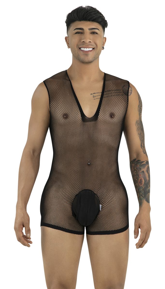 CandyMan 99956 Bodysuit Color Black