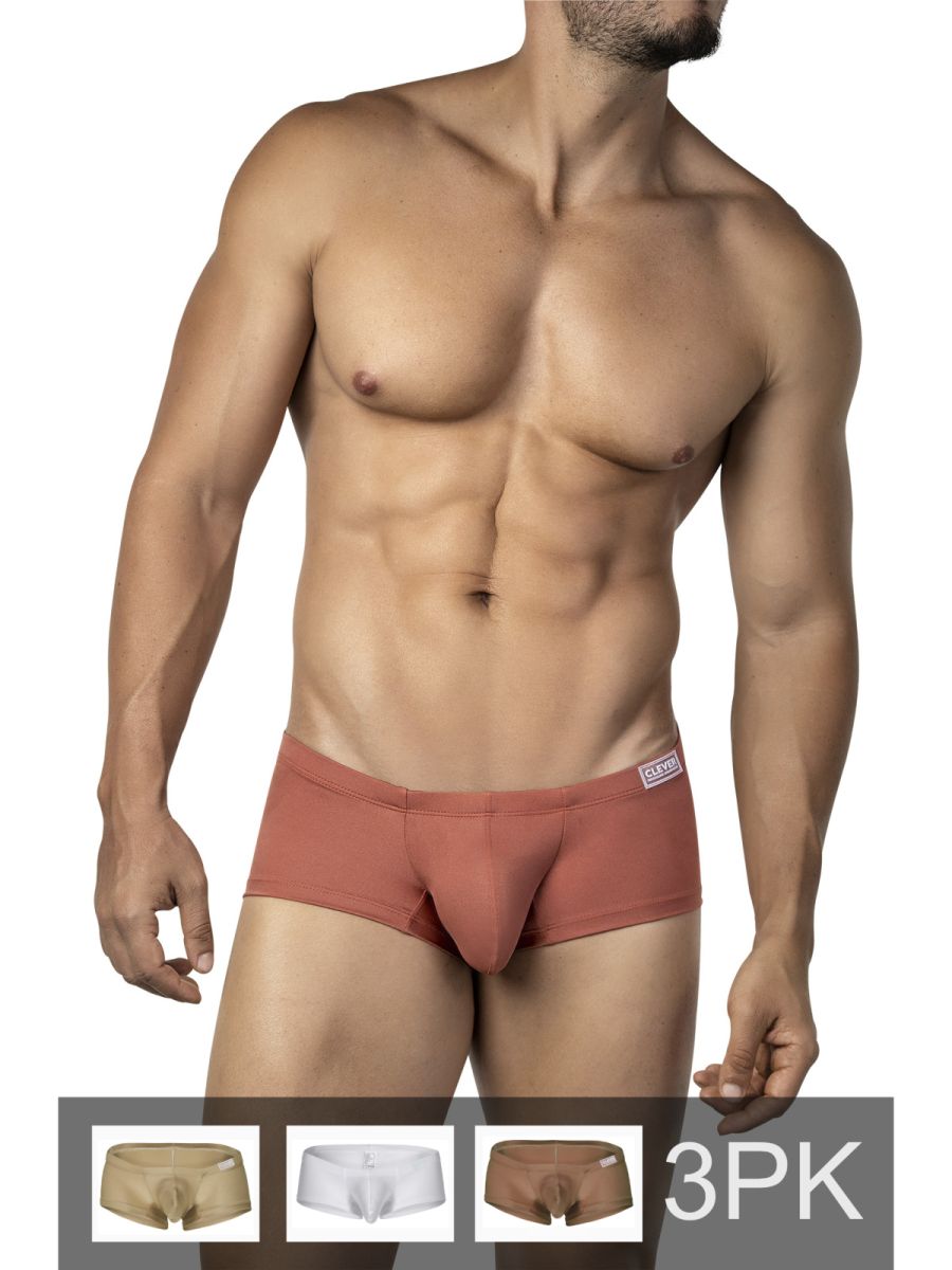 Clever 26069 3PK Australian Latin Trunks Color Multi-colored