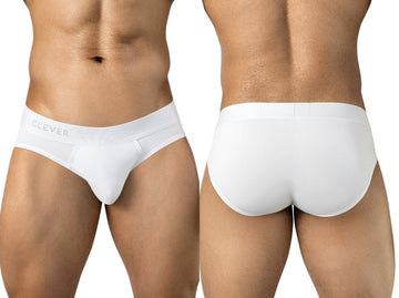 Clever 26209 Men's Underwear Salento Briefs for Everyday Comfort and Support Color White