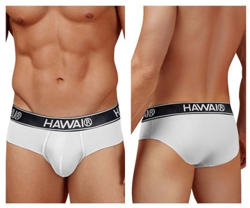 HAWAIR 41962 Braguitas de mezcla de algodón Color Blanco-01
