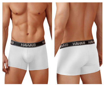 HAWAIR 41977 Bóxers de microfibra color blanco-01