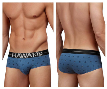 HAWAIR 42531 Cotton blend Briefs Color Blue Quartz