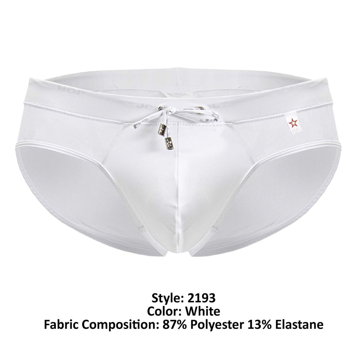 O2193 JOR Men's active and swimwear 2193 Mystic Swim Briefs Color White ...