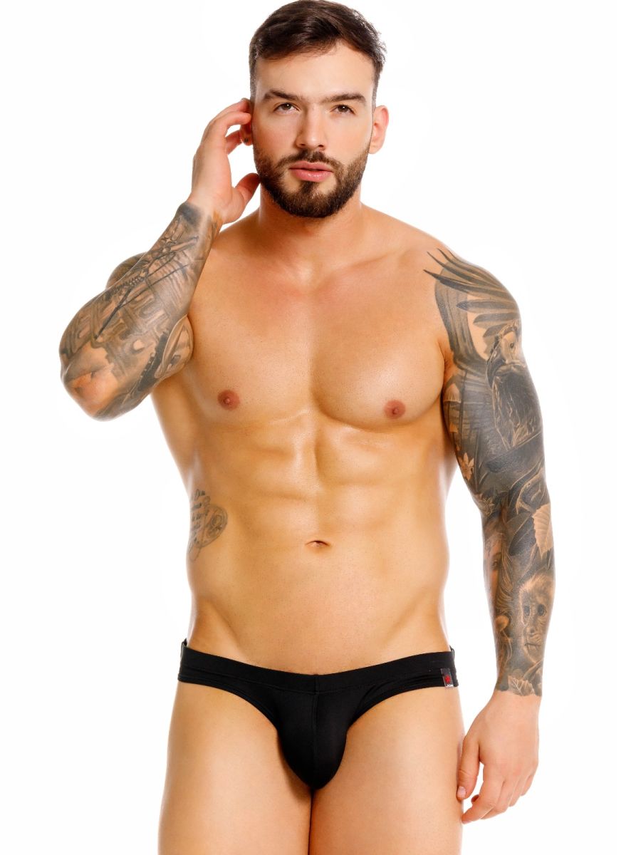 JOR 2450 Men's Underwear Invisible Briefs Sleek Comfort Color Black