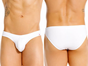 JOR 2450 Men's Underwear Invisible Briefs Sleek Comfort Color White