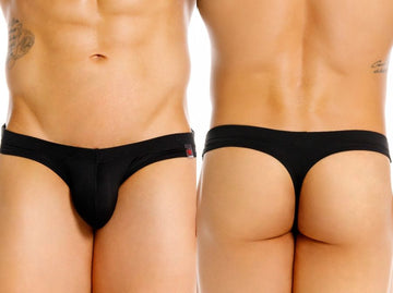 JOR 2451 Men's Underwear Invisible Sleek Thongs Color Black