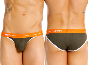 JOR 2460 Men's Underwear Rush Briefs Color Green