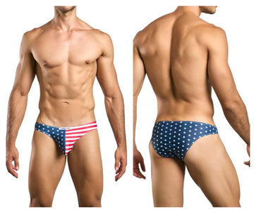 JUSTIN+SIMON XSJ01 Classic Bikini Color USA Flag