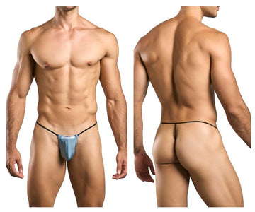 JUSTIN+SIMON XSJ02 Classic G-String Bulge Color Metal Green