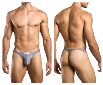 JUSTIN+SIMON XSJ03 Classic Thongs Color Lurex Gray