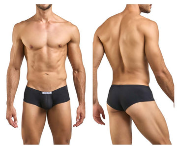 JUSTIN+SIMON XSJ13 Cheeky Bulge Boxer Color Peach Black