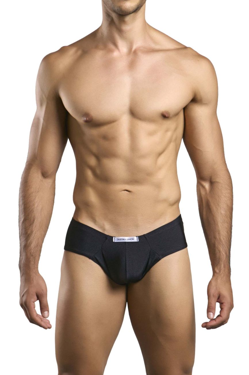JUSTIN+SIMON XSJ22 Cheek Briefs Color Black