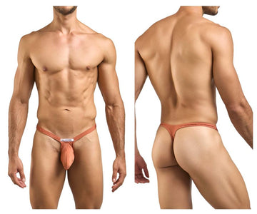 JUSTIN+SIMON XSJBU02 Bulge Thongs Color Ochre