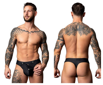 Male Power 410-298 Oh Snap Snap off Thong Color Black