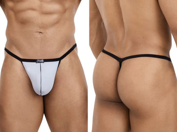 Pikante Mens Underwear PIK 26095 Nut G-String color Gray Color Gray