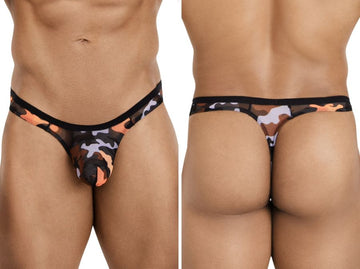 Pikante PIK 26116 Mens Underwear Cam Thongs Color Multi-colored