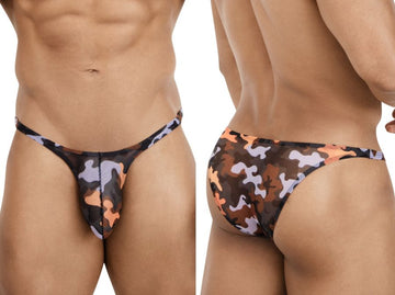 Pikante 26117 Mens Underwear Sleek Cam Bikini Color Multi-colored