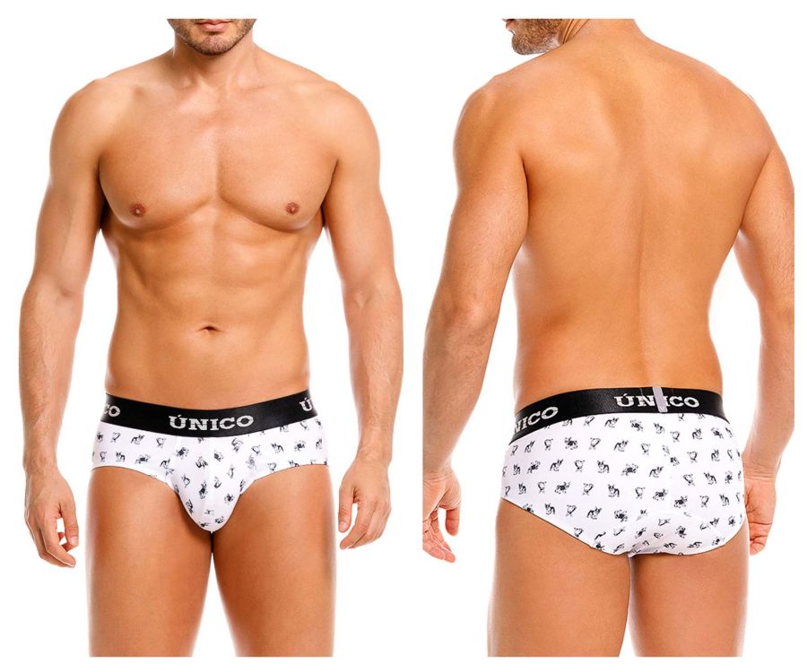 Unico 25040101130 Frenchis Briefs Color 00-White