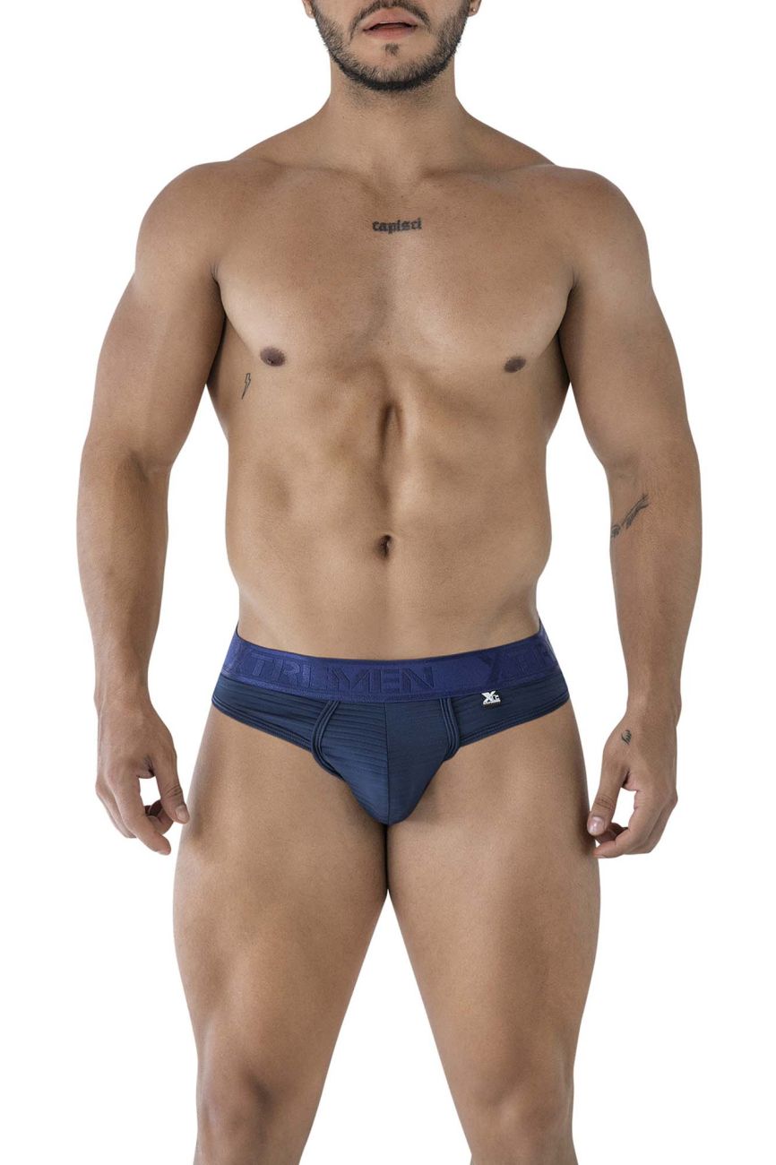 Xtremen 91211B Microfiber Thongs Color Navy