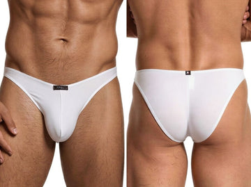 Xtremen 91255 Mens Underwear Sleek Microfiber Bikini Color White