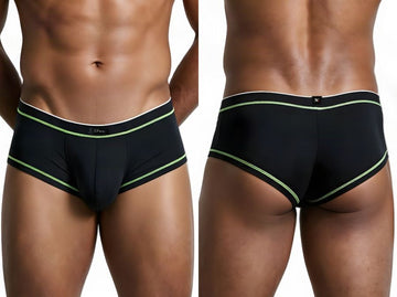 Xtremen 91260 Men's Underwear Modern Athletic Microfiber Briefs Color Black