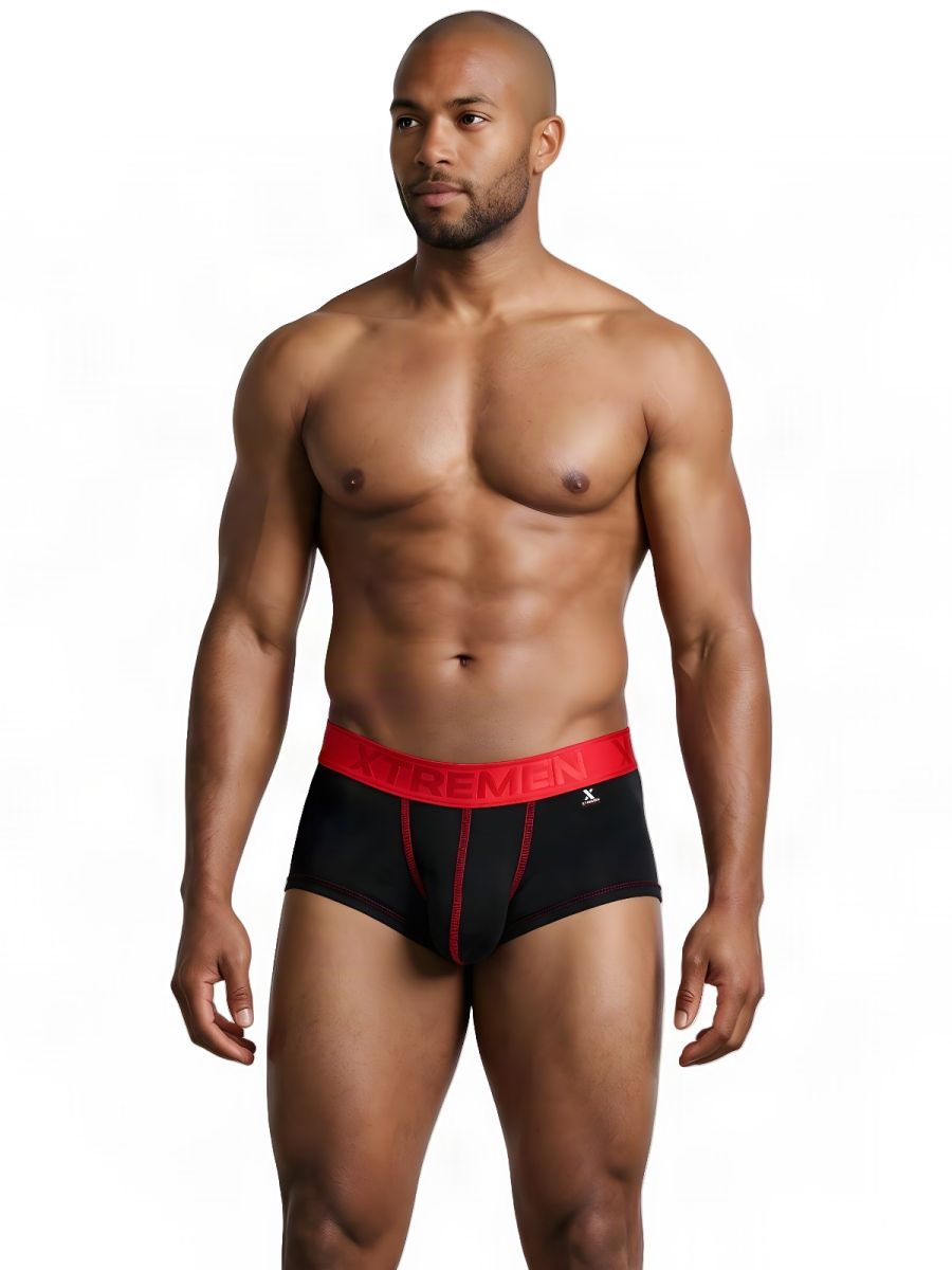 Xtremen 91273 Men's Underwear Sleek Athletic Microfiber Briefs Color Black