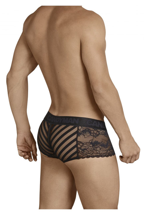 CandyMan 99868 Lace Briefs Color Navy main image 1