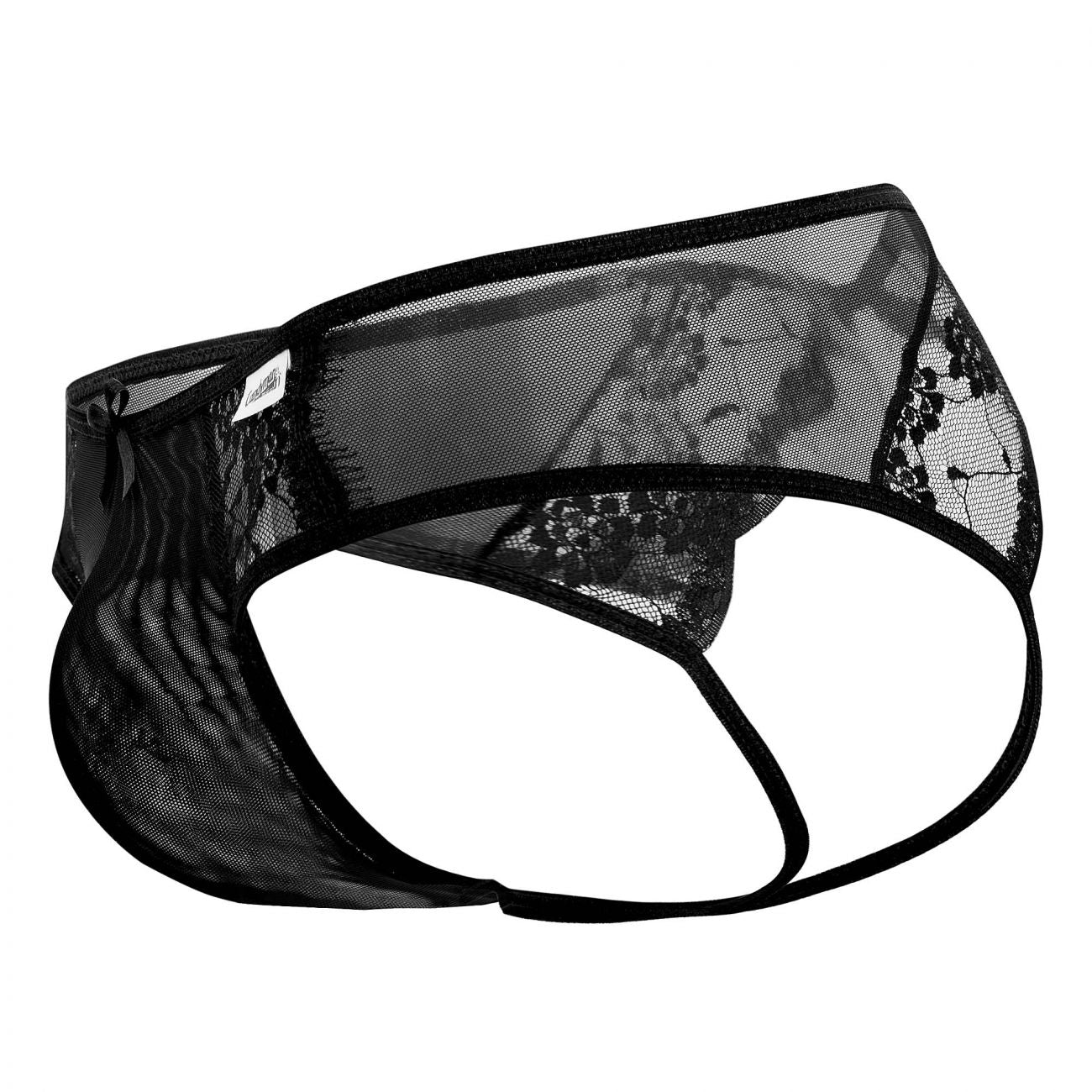 CandyMan 99730 Lace Jockstrap Color Black