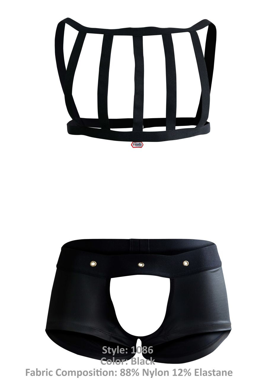 Pikante PIK 1086 Hard Harness Jockstrap Color Black – CandyMan Fashion
